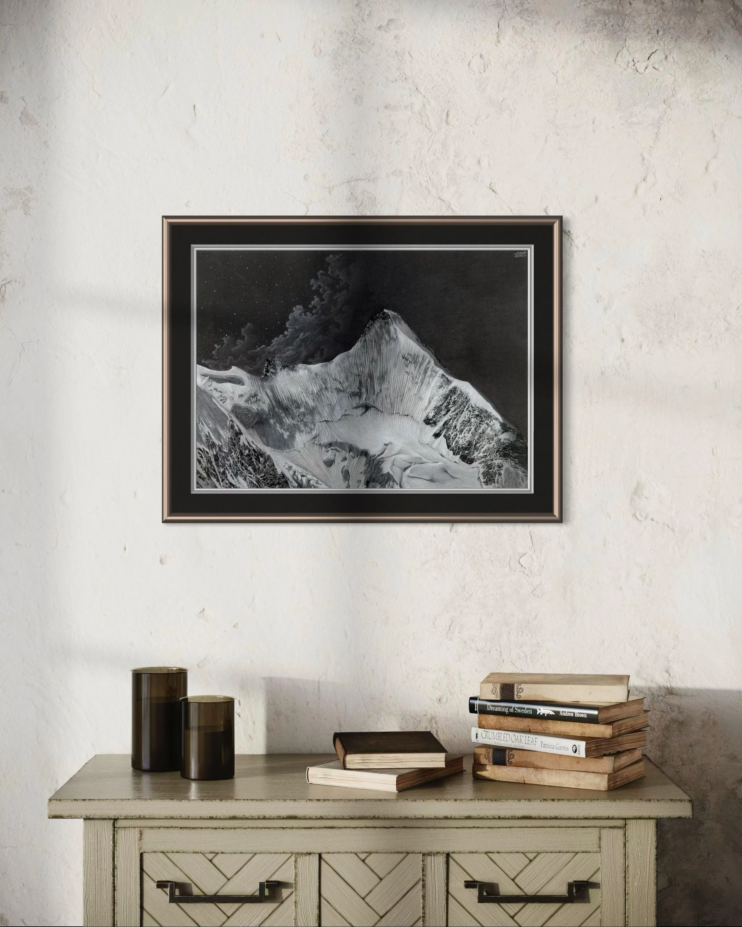 Obergabelhorn - limitierter Kunstdruck