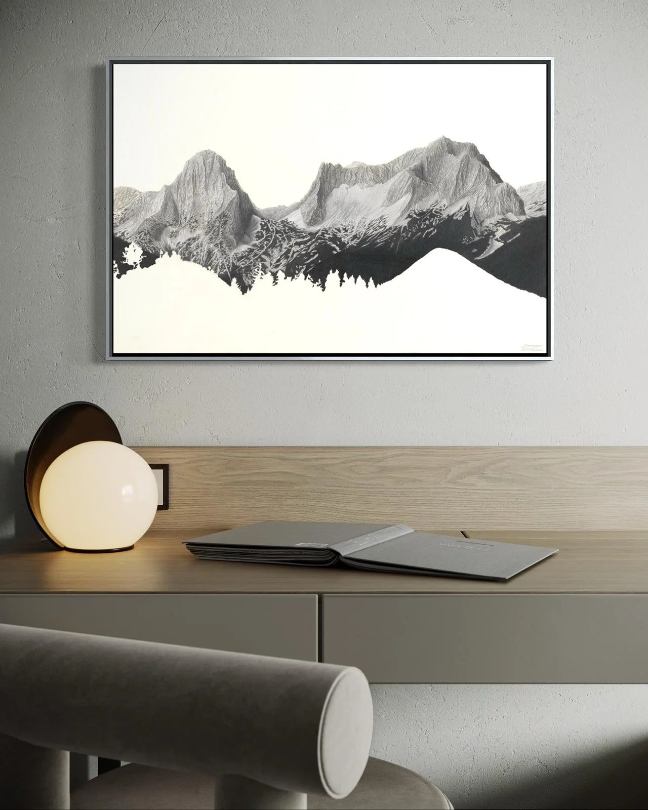 Großer Priel und Spitzmauer - limitierter Kunstdruck