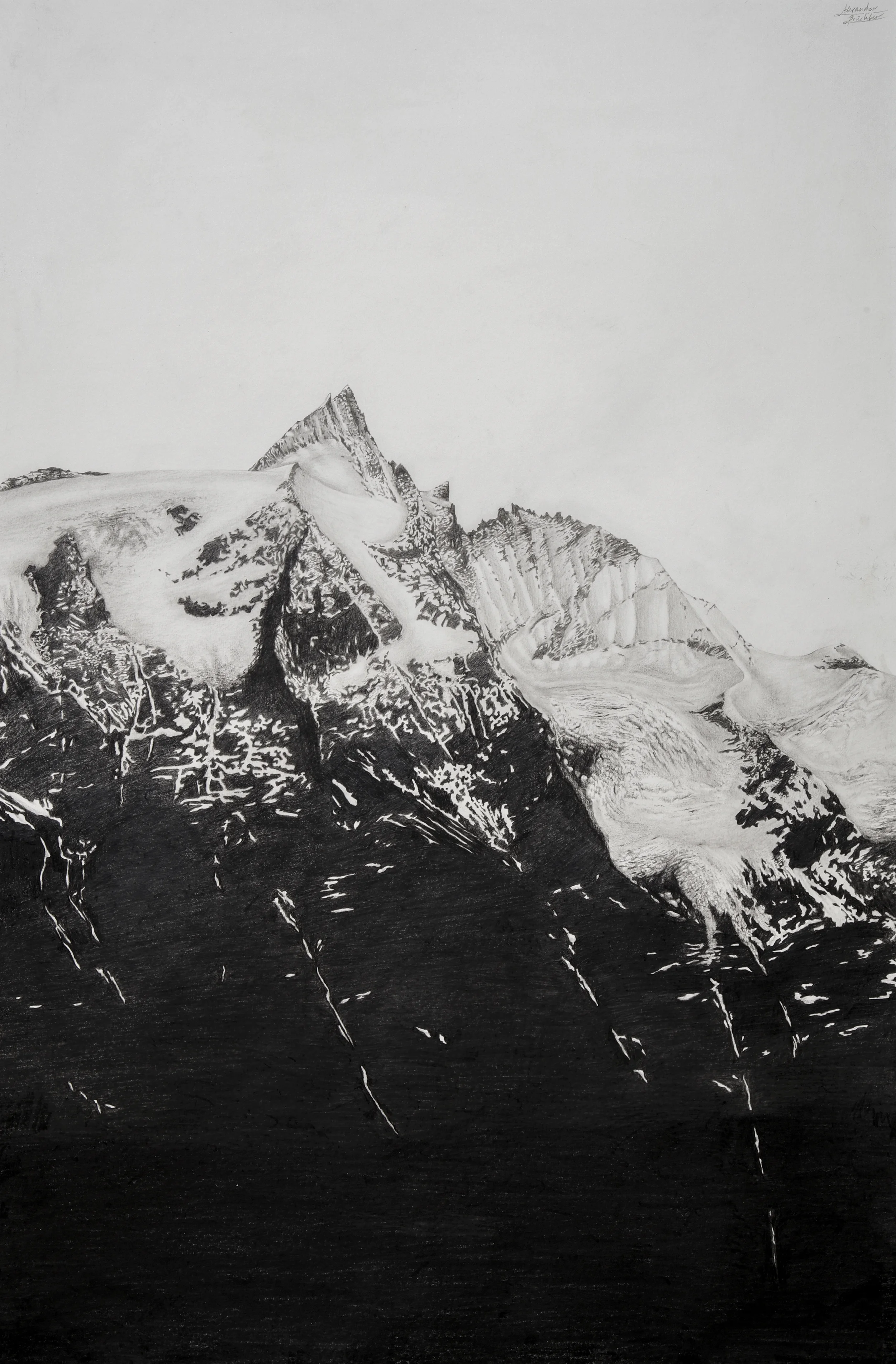 Großglockner - limitierter Kunstdruck