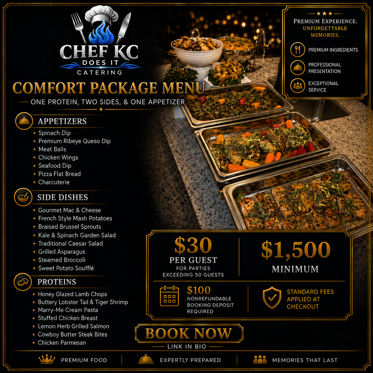 Comfort Catering Package