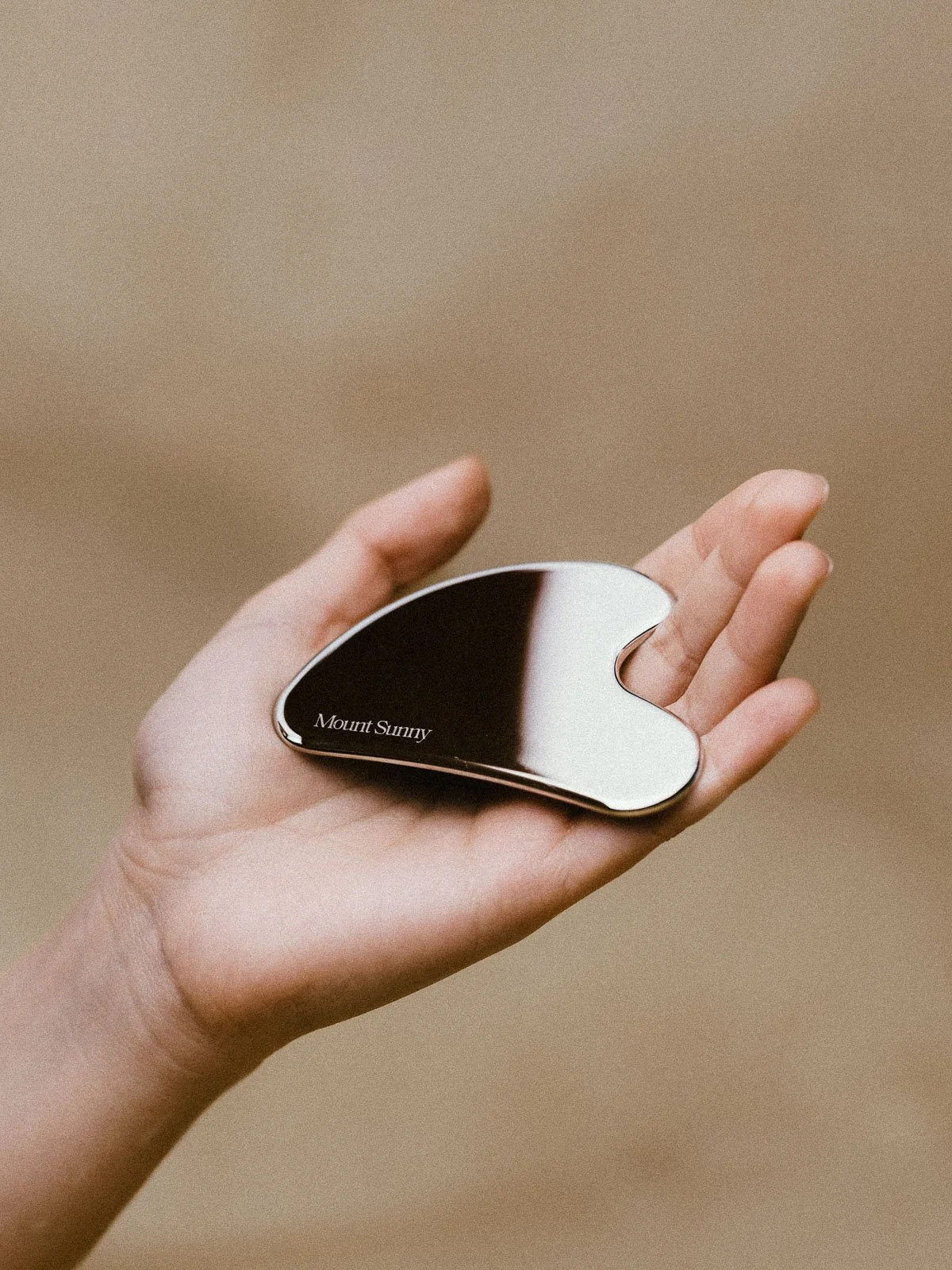 MOUNT SUNNY STAINLESS STEEL GUA SHA TOOL