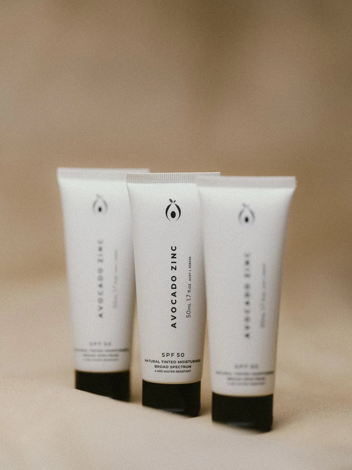 AVOCADO ZINC SPF 50 NATURAL TINTED MOISTURIZER