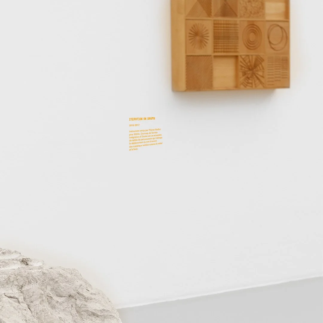 Signalétique encart présentation oeuvre