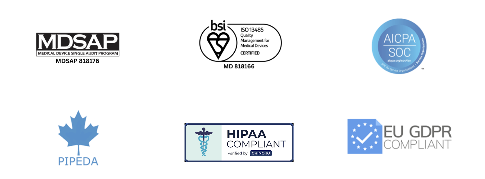 Compliance logos