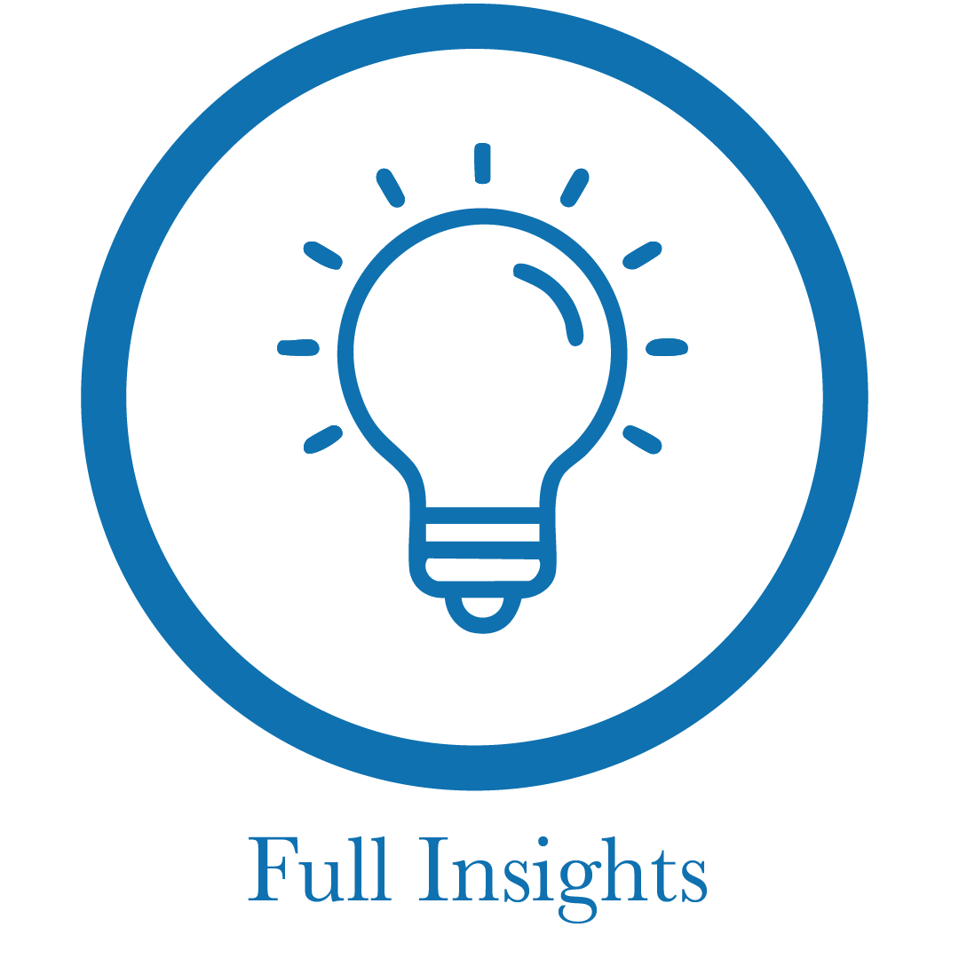 Lightbulb indicating full insight