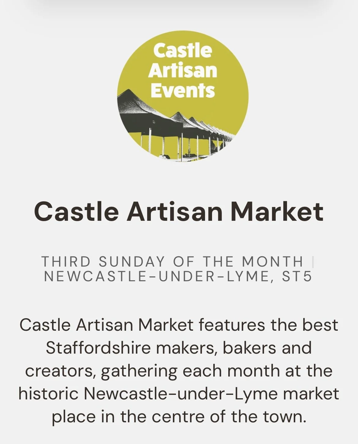 Castle Artisan Makers Market 