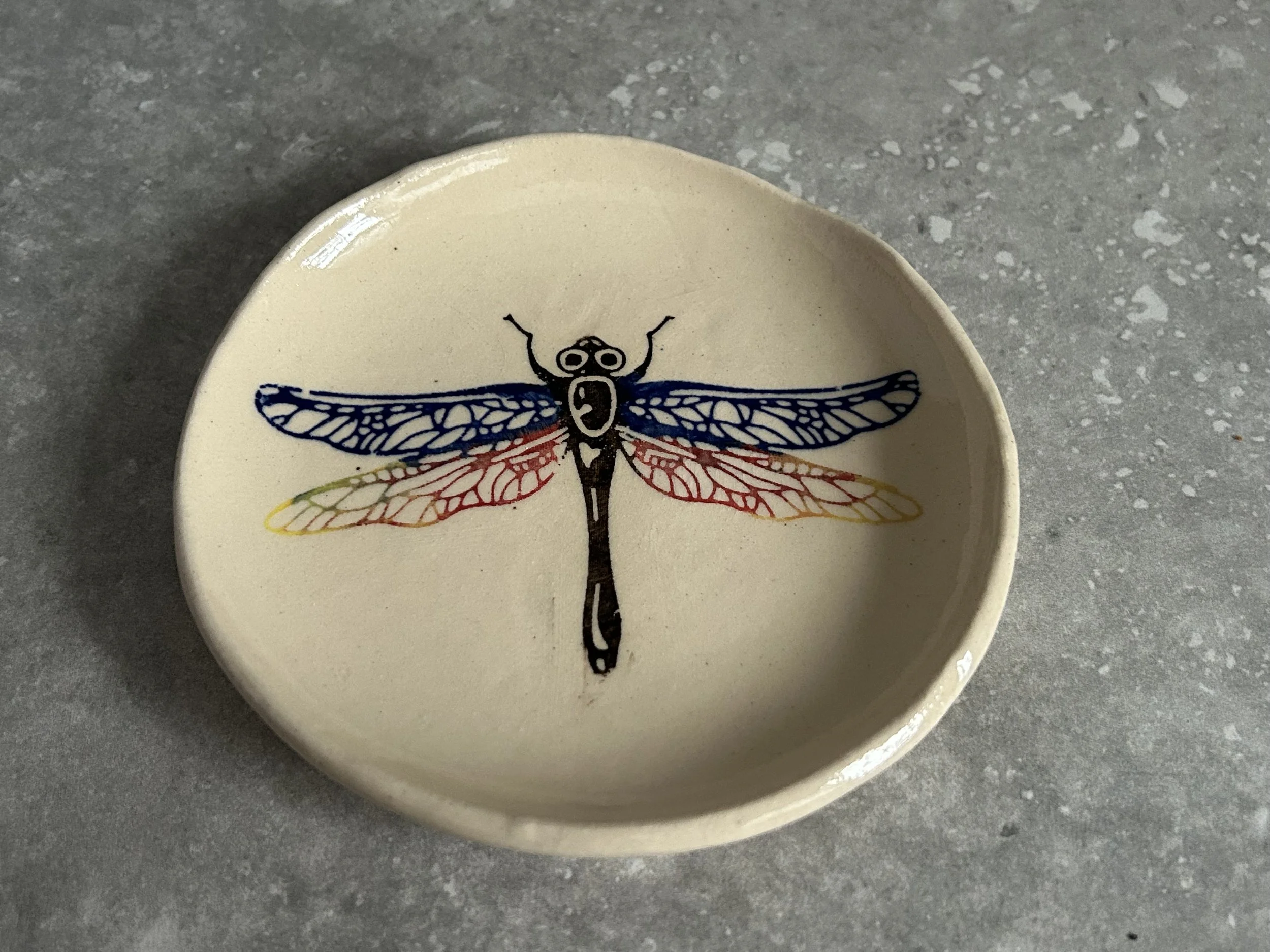 Dragonfly Serenity Trinket Dish