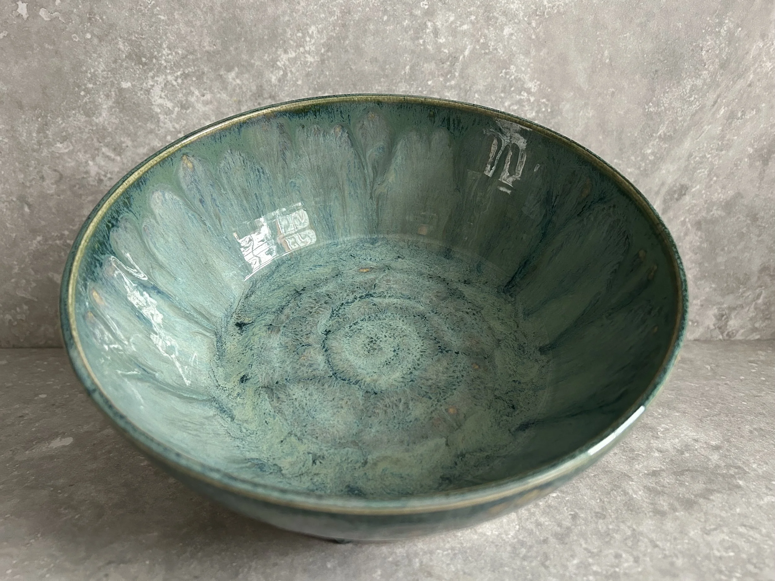 Serene Oasis Large Ceramic Bowl