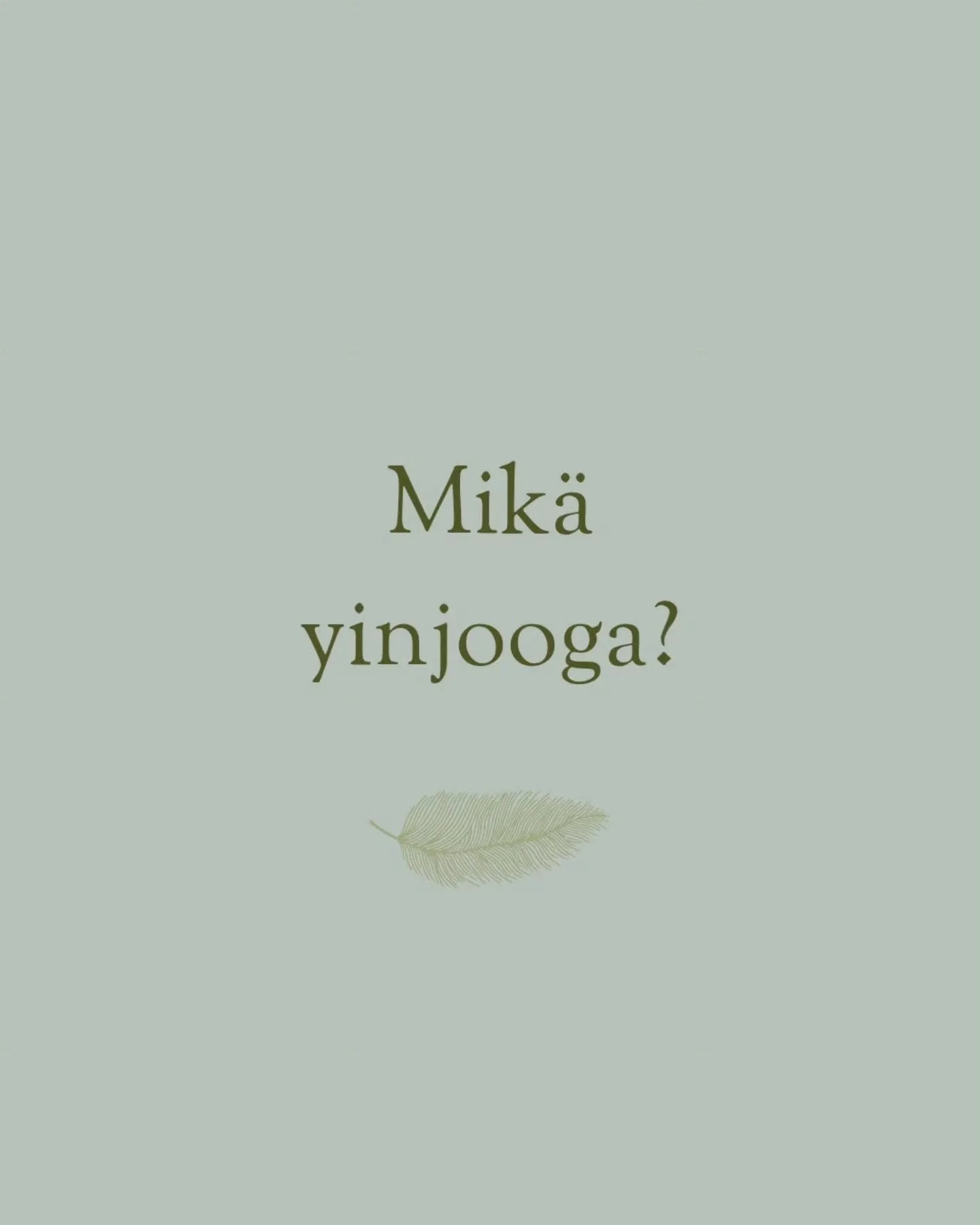 Yinjoogaa ja &auml;&auml;nimaljarentoutuksia luvassa Pappalan syksyss&auml;. 🤍
Seuraa ja pysy ajantasalla tulevista tunneista. ✨️

#joogarovaniemi #yinjoogarovaniemi #joogalappi