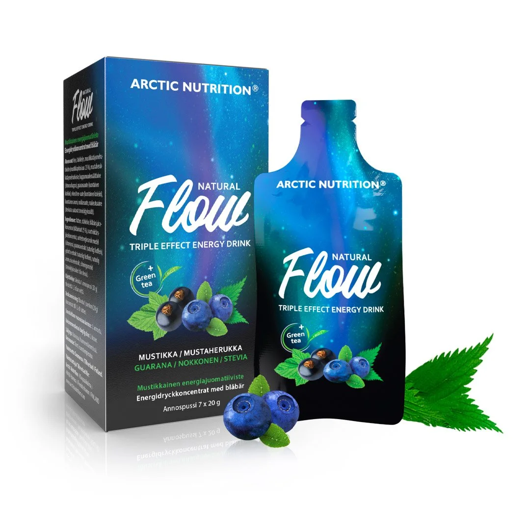 Flow-energiajuoma / Mustikka