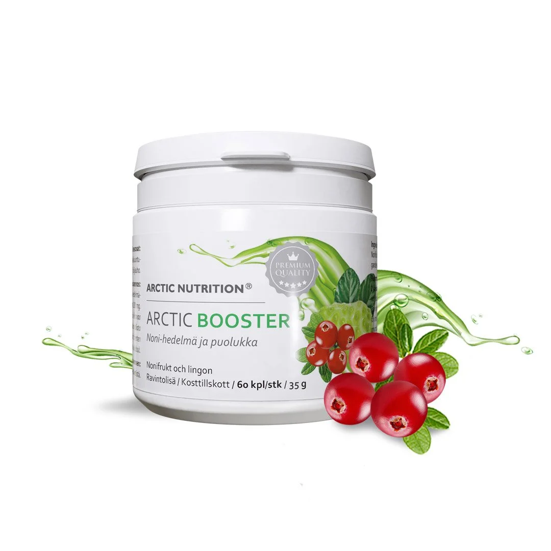 Arctic booster / Noni-hedelmä ja puolukka