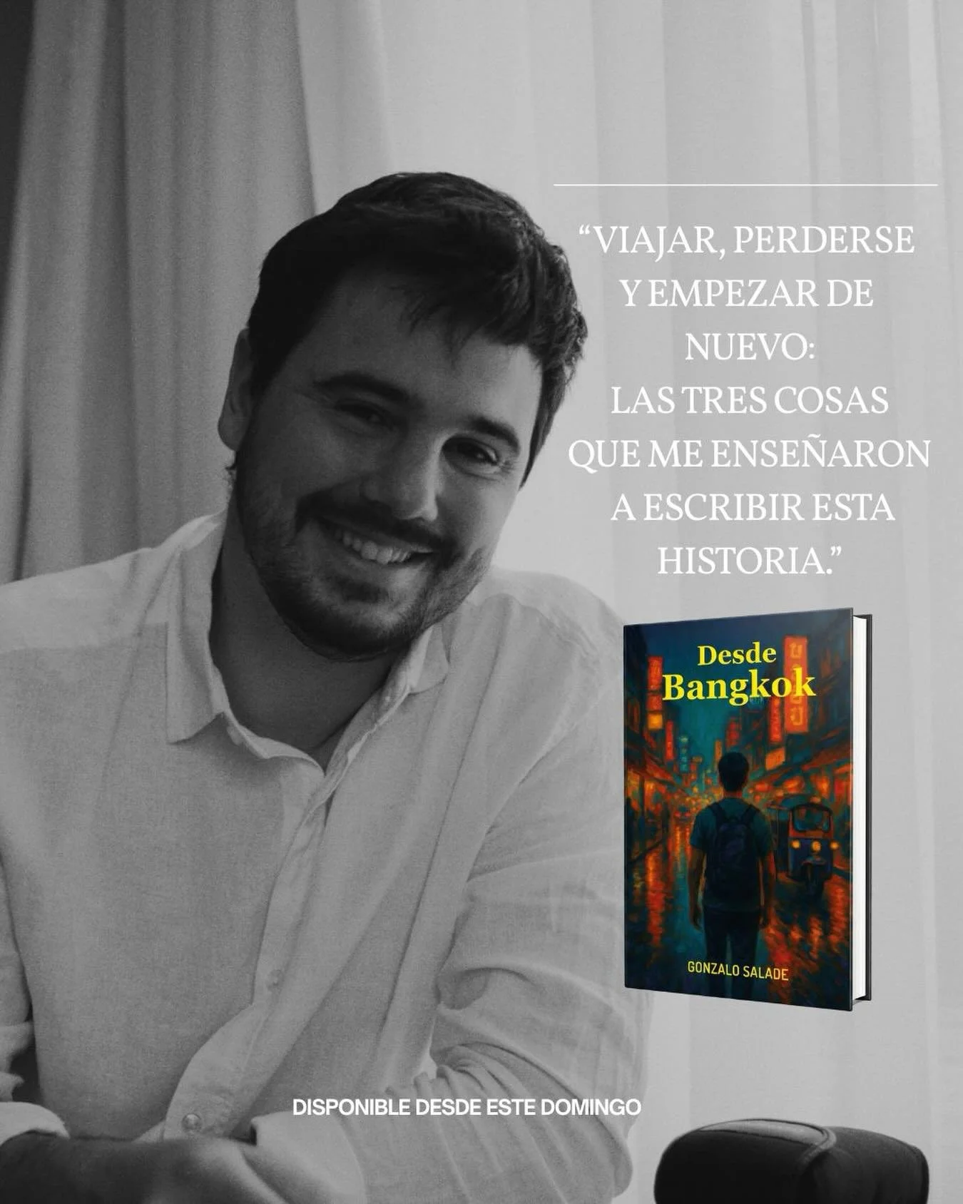 Cuando decid&iacute; irme a de Argentina pens&eacute; que quer&iacute;a conocer el mundo. Pero no: buscaba conocerme a m&iacute;. Esta historia no es autobiogr&aacute;fica, pero no pude evitar hablar de lo que conozco: viajar, perderse, encontrarse y