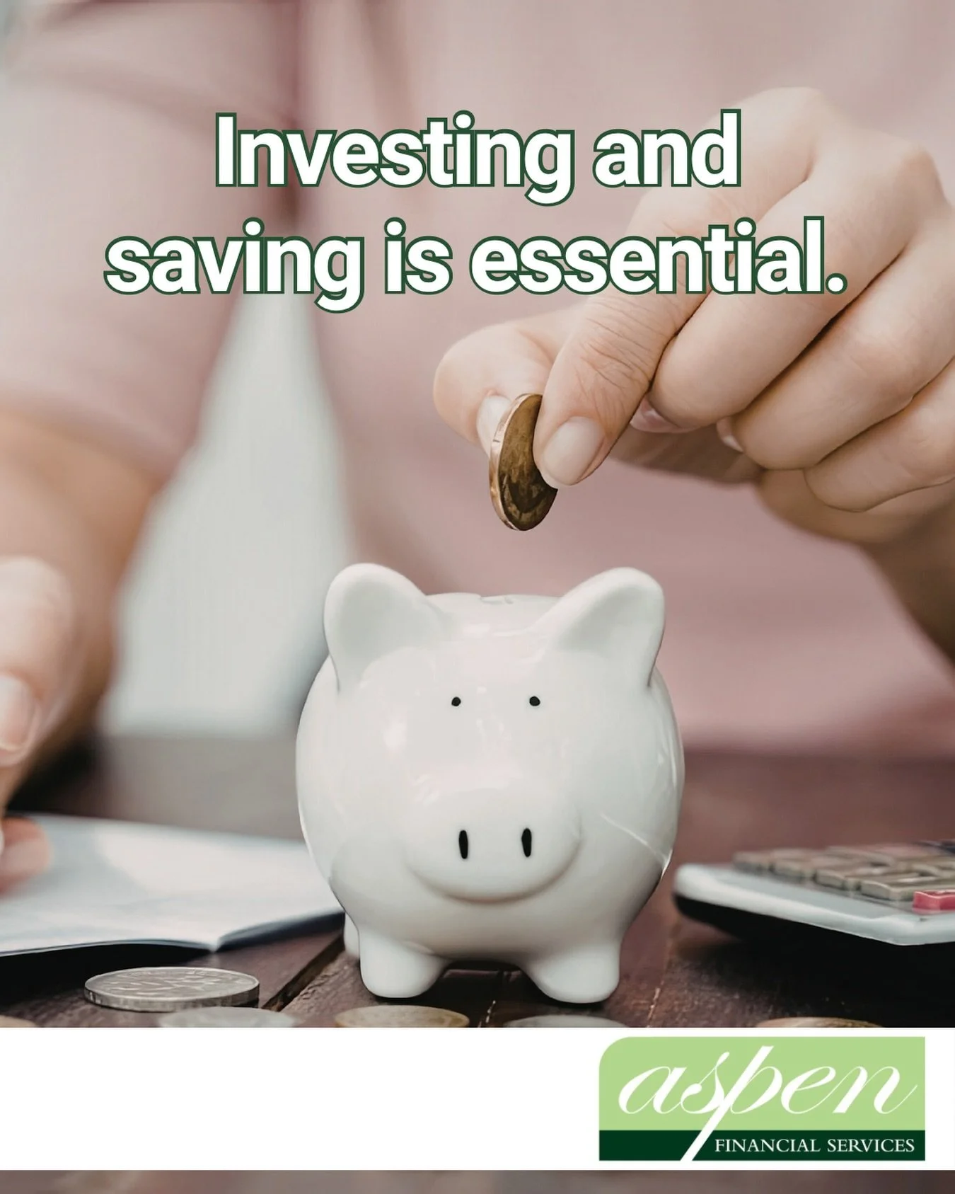 Investing and saving is essential.

Your future will thank you ✨