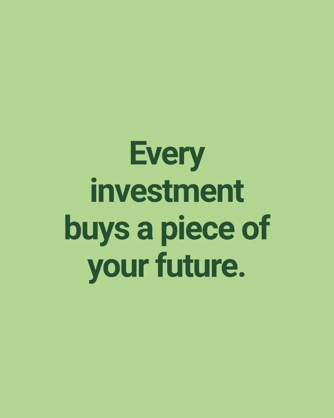 Every investment buys a piece of your future - every debt sells one. 

Swipe to see why consistency is the only strategy that always works. 💸