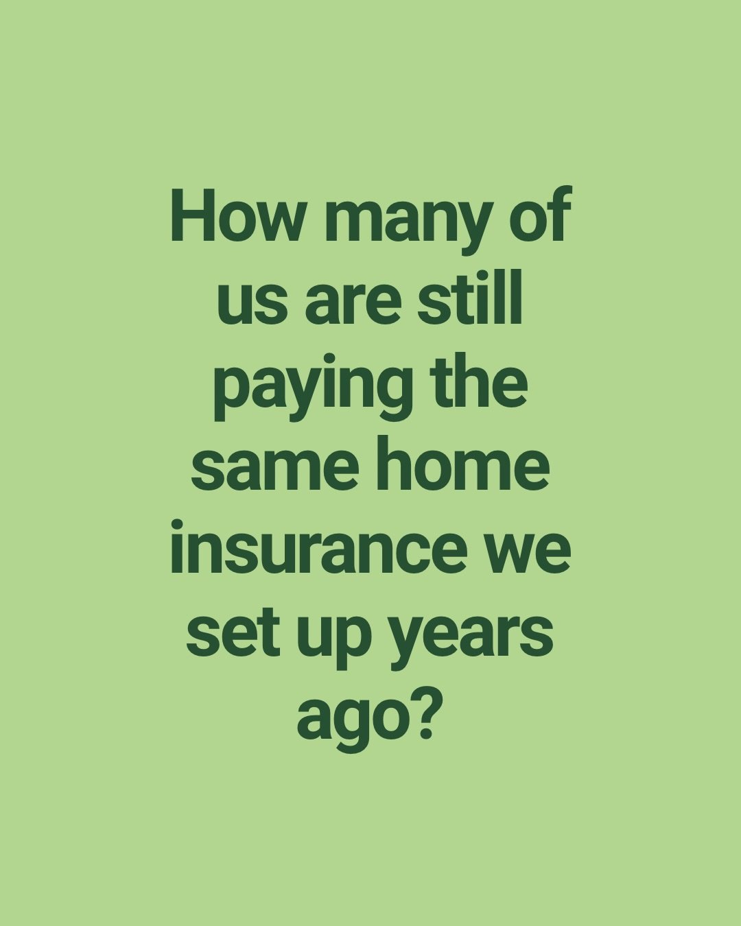 Still paying the same insurance you set up years ago? 🏠 

Swipe to see how a few minutes of shopping around could put &pound;40-50 back in your pocket every month.