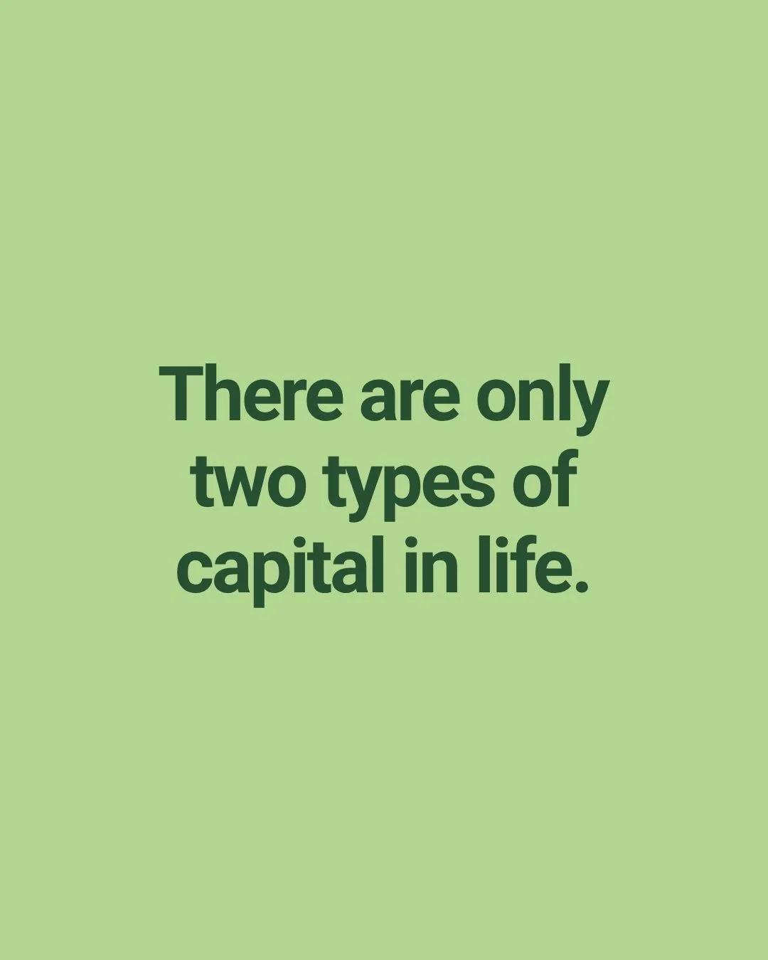Human capital vs capital assets - do you know the difference? 🤔 

One works for you, one stops when you do. 

Which one are you building right now?
