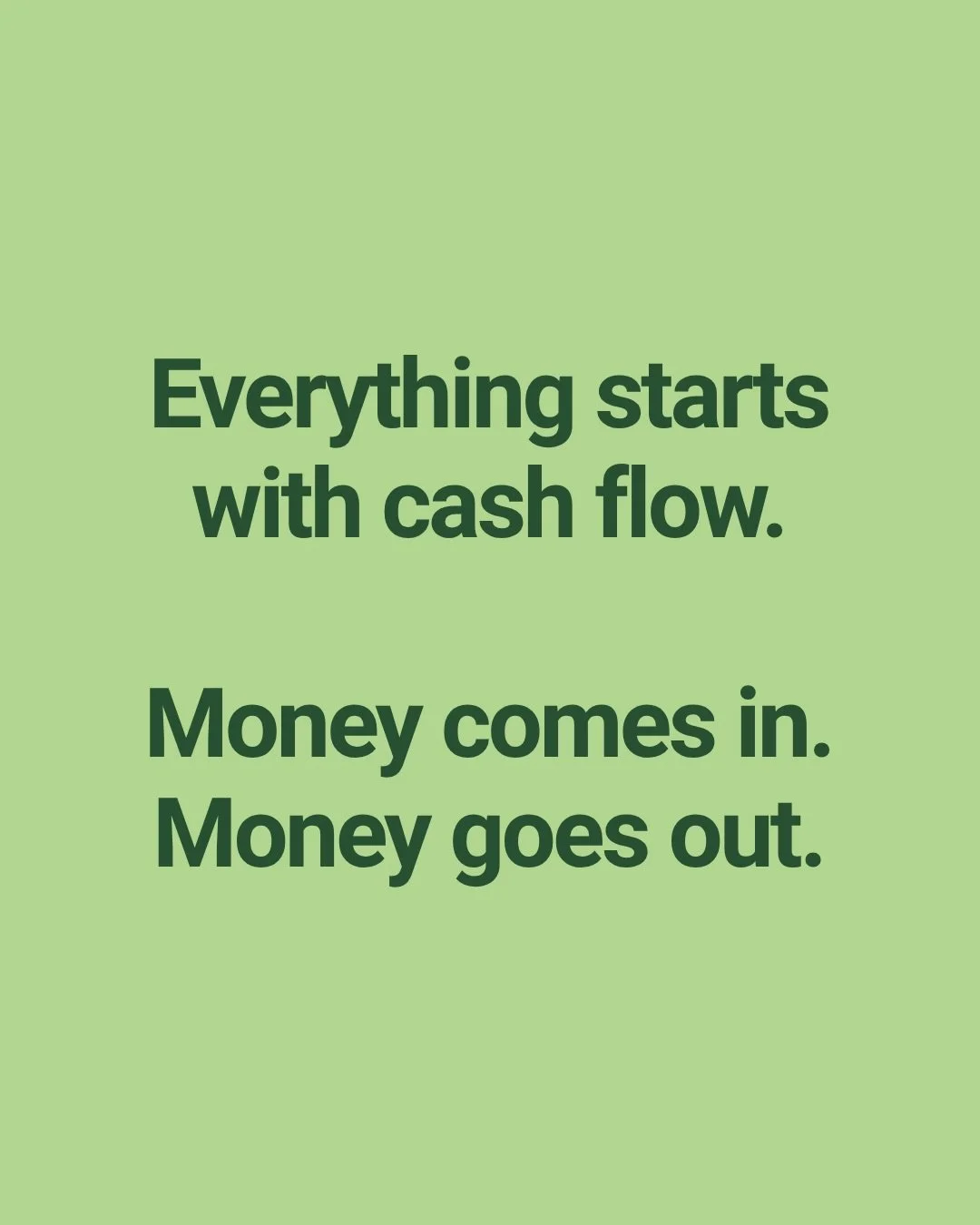 Everything starts with cash flow - but it&rsquo;s not about how much comes in. 💸 

Swipe to see why what you do with your income is the only thing that actually builds wealth.