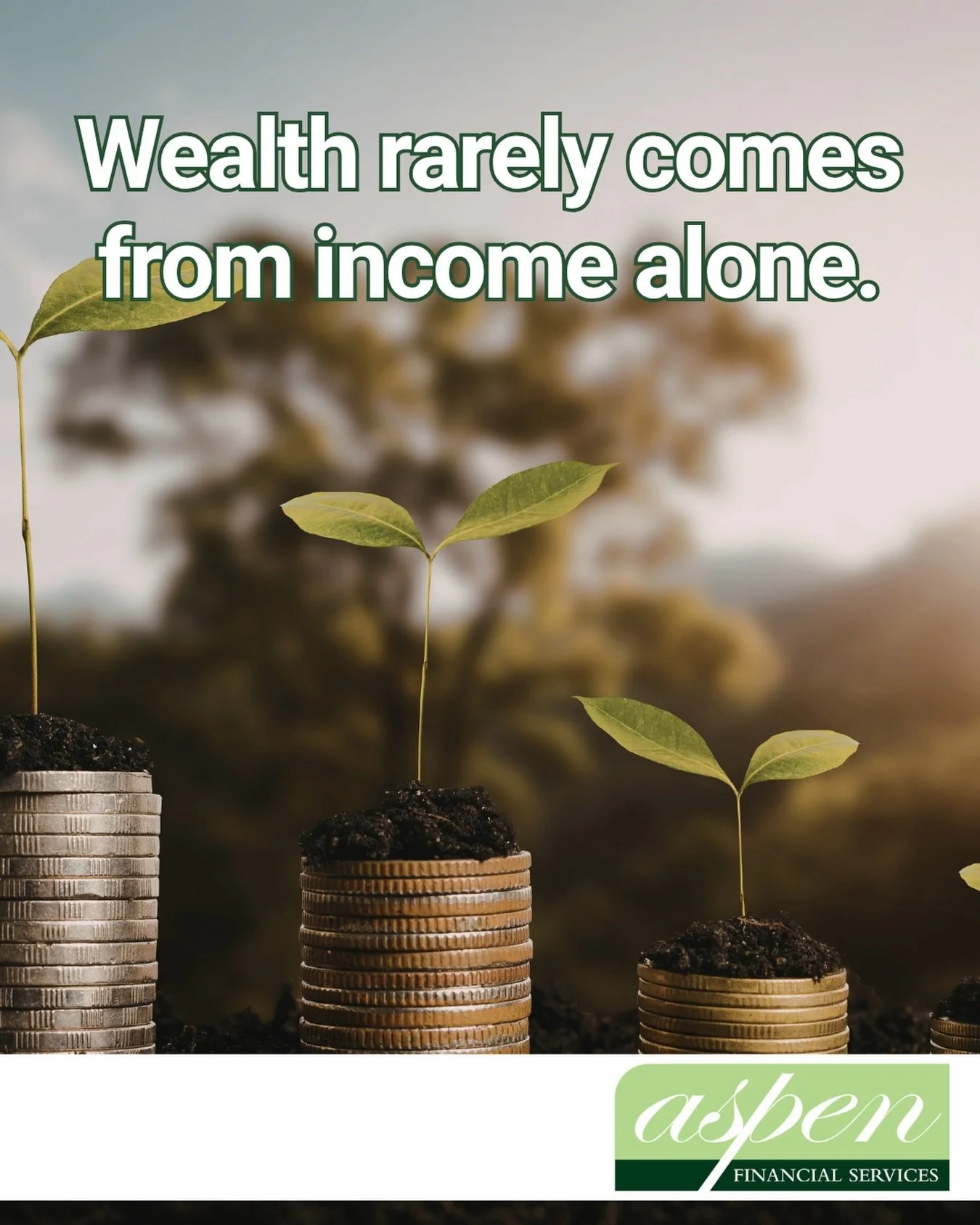 You don&rsquo;t get rich from income - you get rich from what you do with it. 💡 

Are you spending it or building a foundation with it?