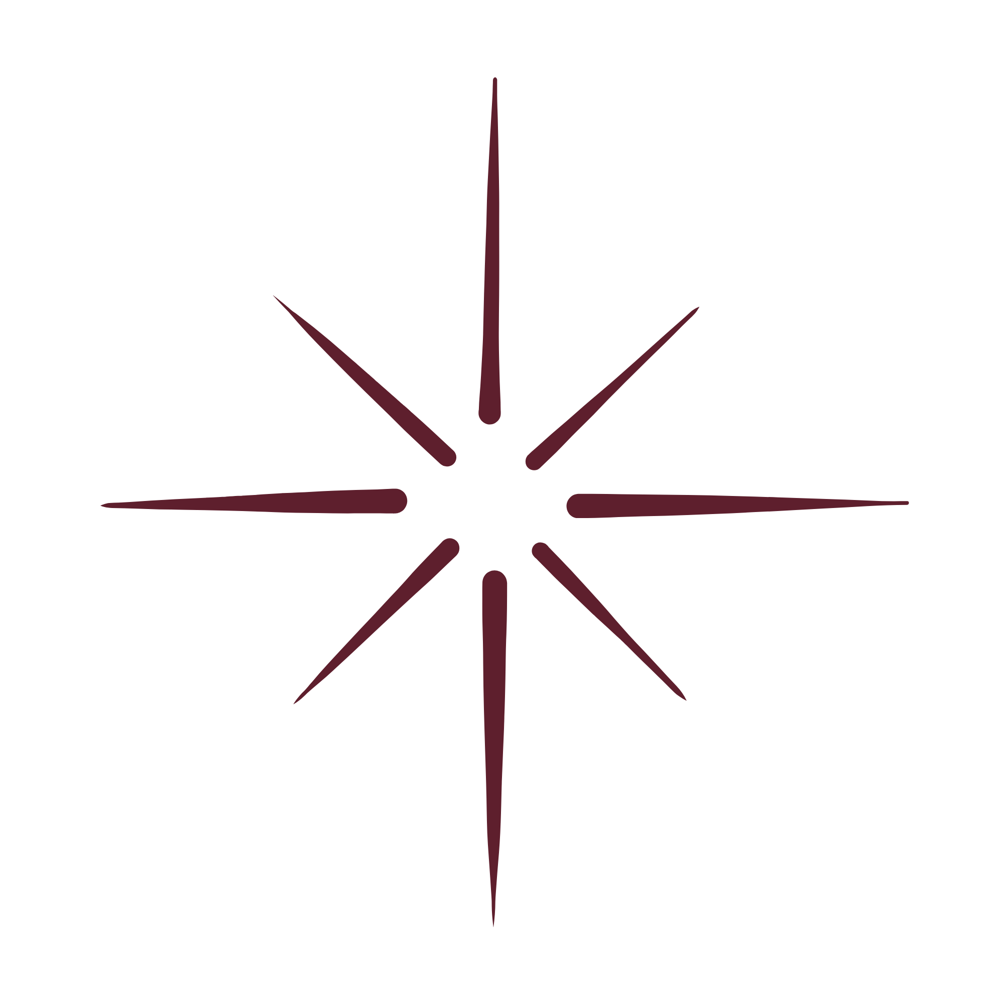Downward-pointing black arrow on a dark background.