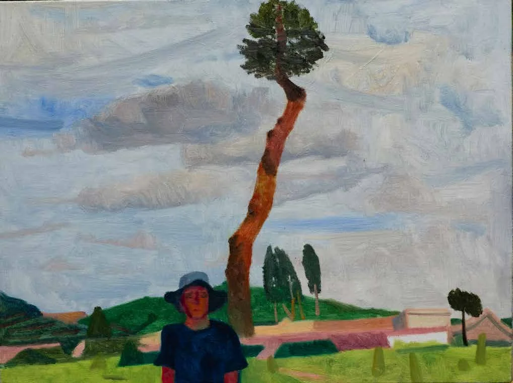 Du Huaxian Classmates Sketching 60x80cm Oil on.jpeg