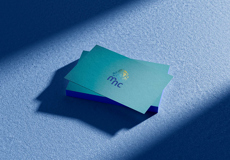Carte de visites pour MNC agence d'événementiel par Studio Phénomène