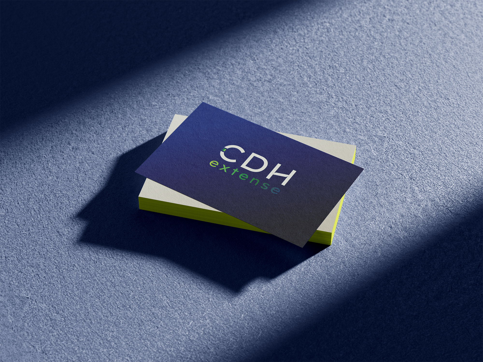 Cartes de visite pour CDH extense par Studio Phénomène