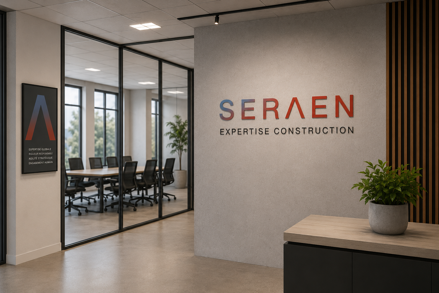 Création de visuel par intelligence artificielle pour SERAEN du Groupe CET par Studio Phénomène