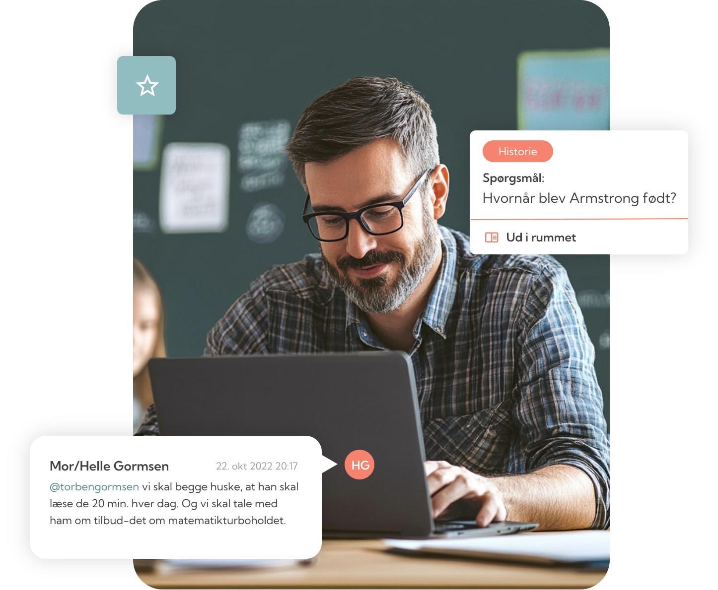 Meebooks digitale læringsplatform, der har mange brugbare funktionaliteter