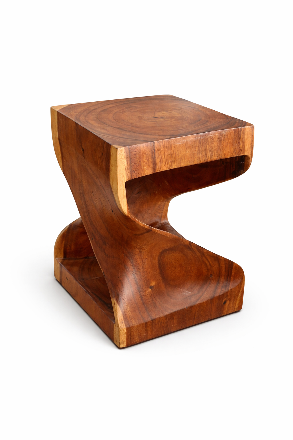 Solid Suar Wood Stool / SQUARE
