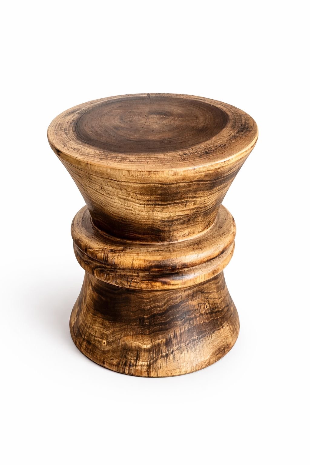 Solid Suar Wood Stool / ETNIC