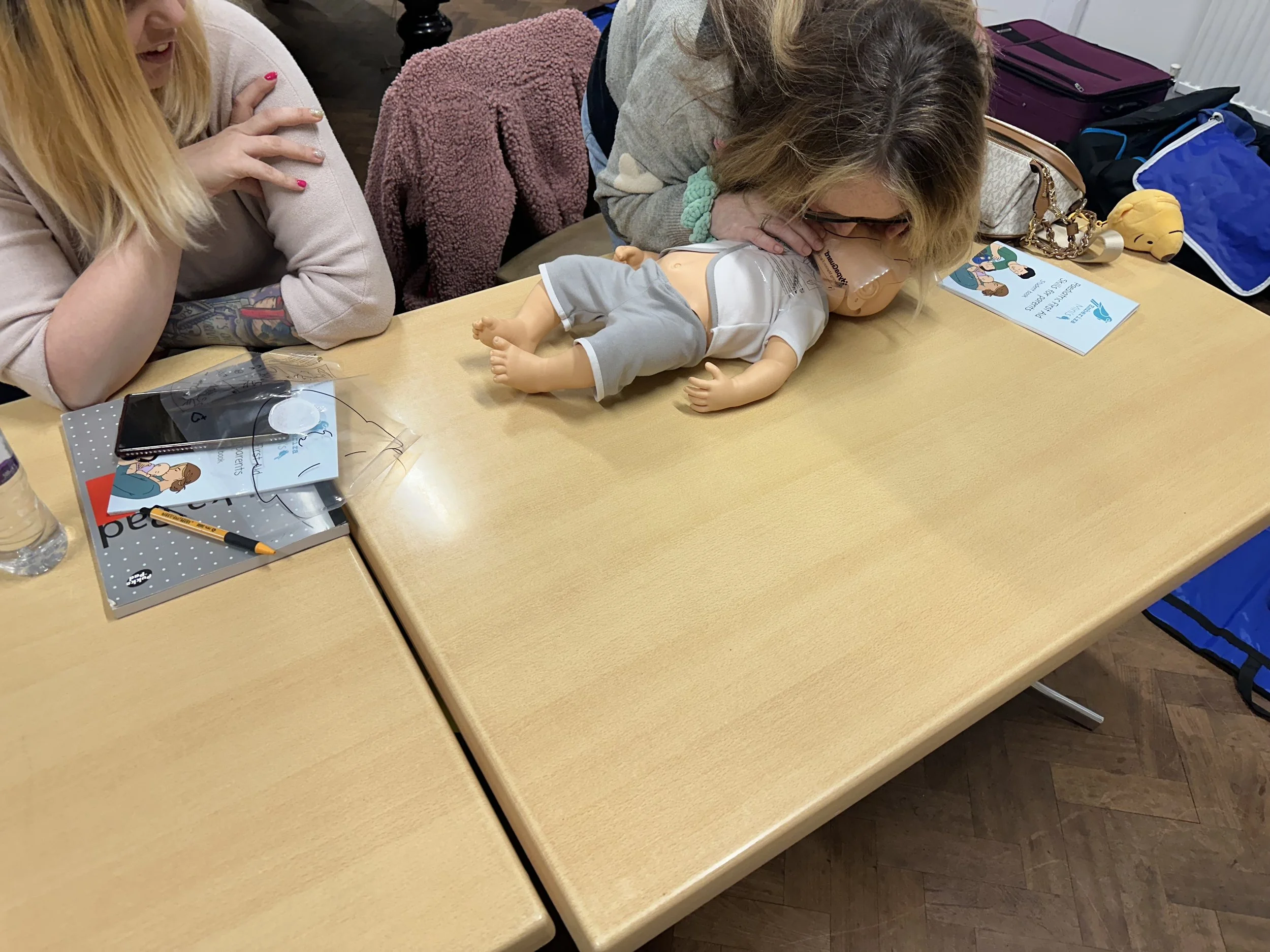 More rescue breaths on infants