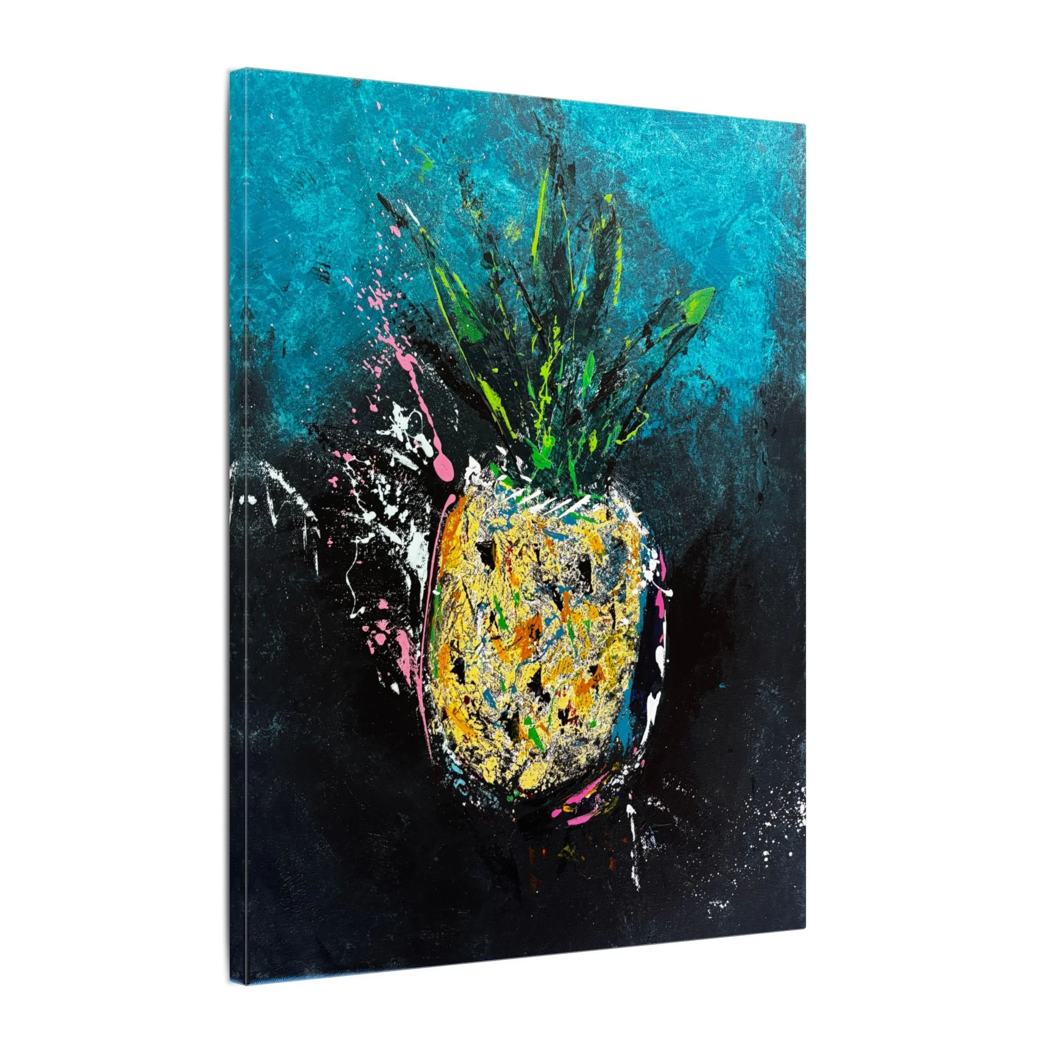 Playful Pineapple, Print, Stretched, 0.75" (Multi-Size)