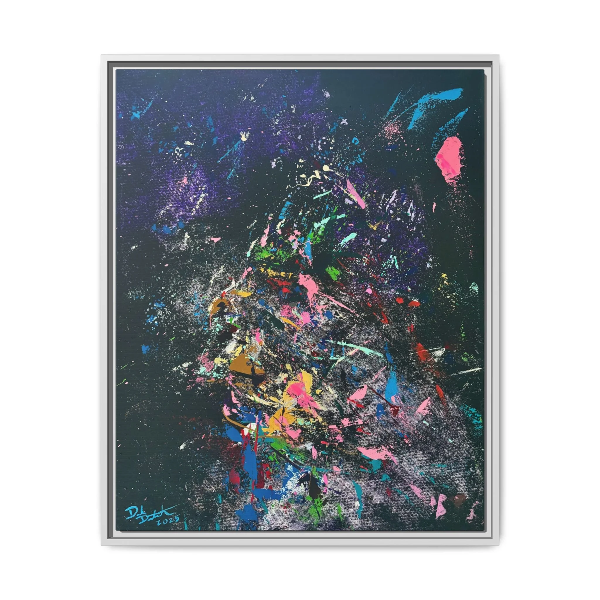 Echos of Our Astral Ancestry Canvas Print, Framed (Multi-color, Multi-size)
