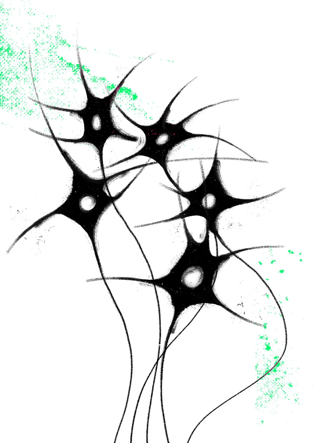 Neuron flower arrangement 