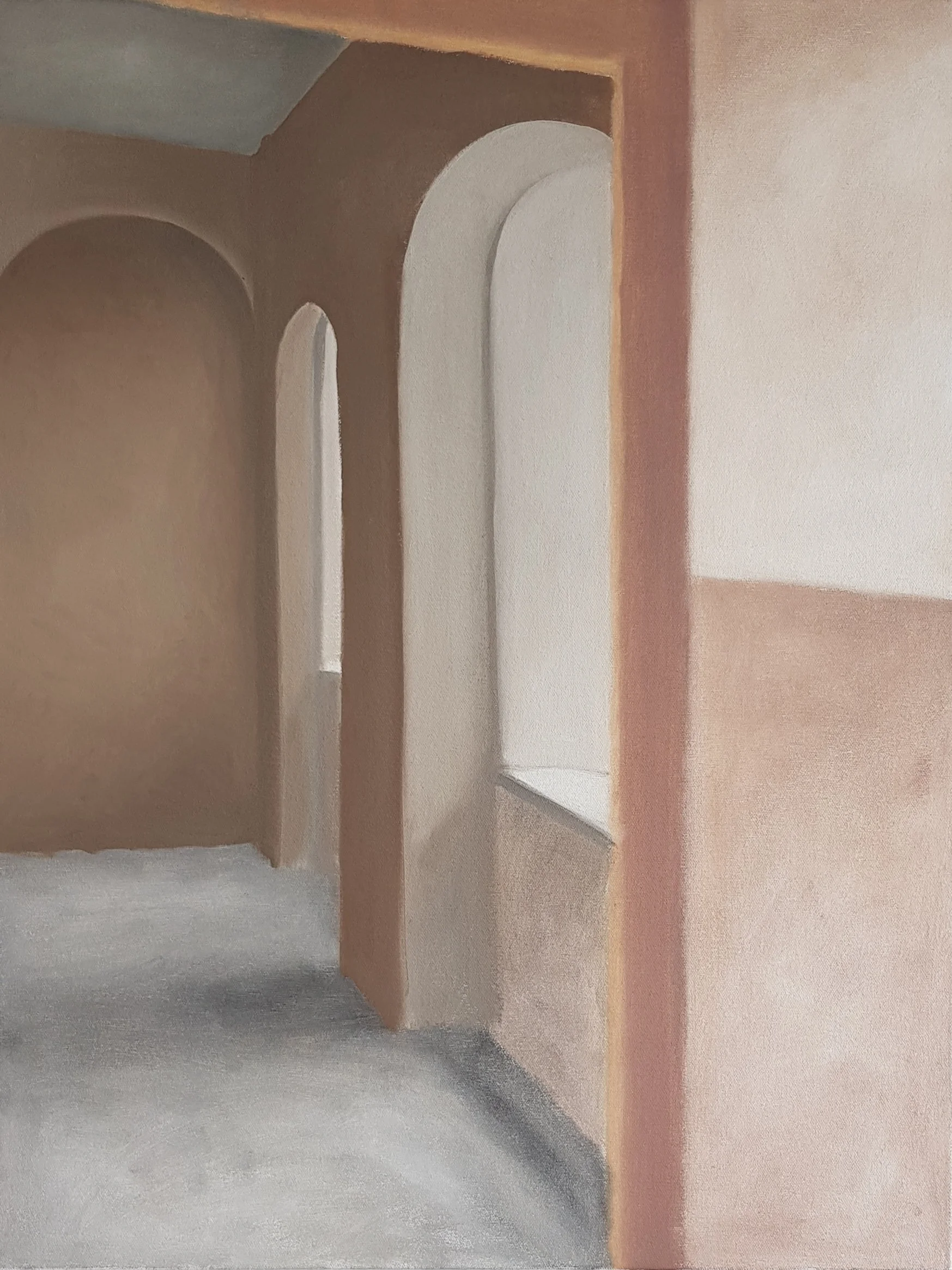 Interior, oil on canvas, 60x40 cm.