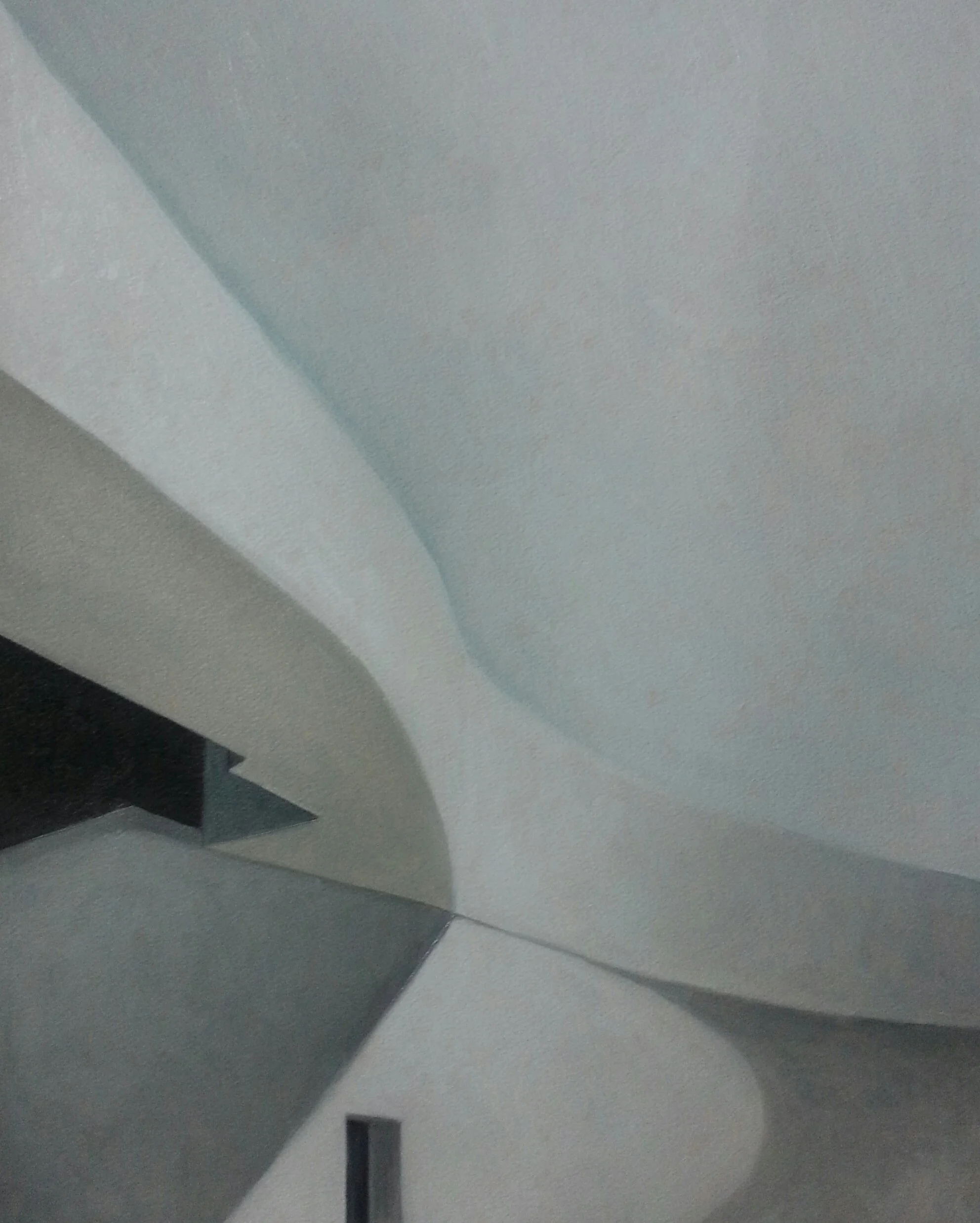 Interior, oil on paper, 50x40 cm.
