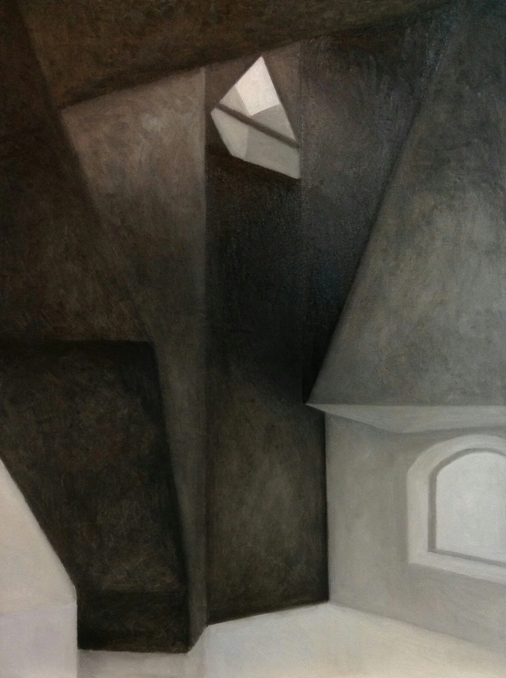 Interior, oil on canvas