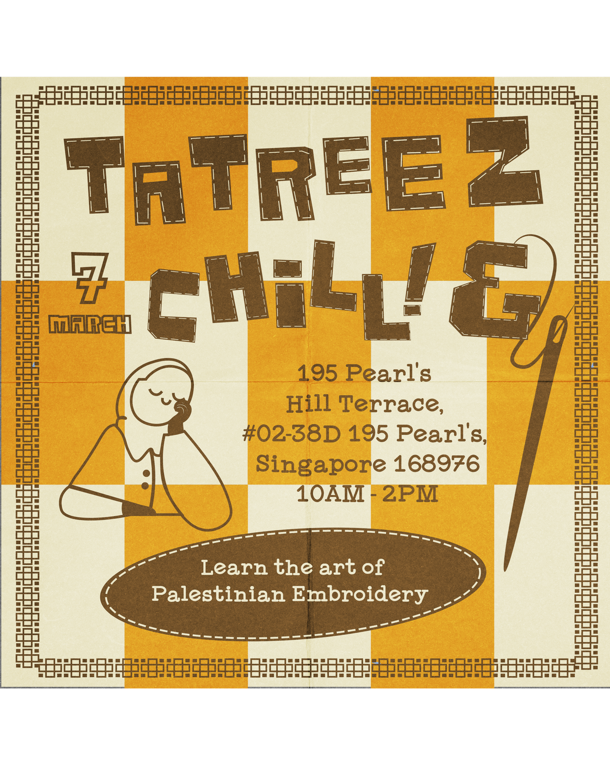 Tatreez Course in Singapore - March