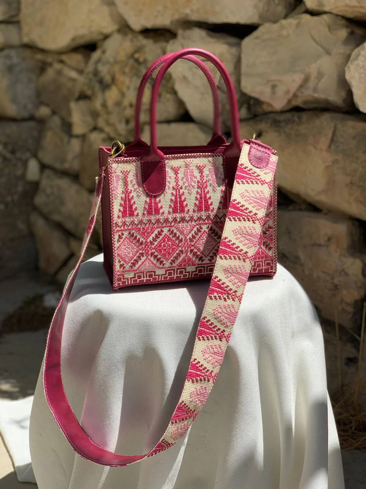 Doaa Mini Tote Bag - Nawwar "Blossomer"