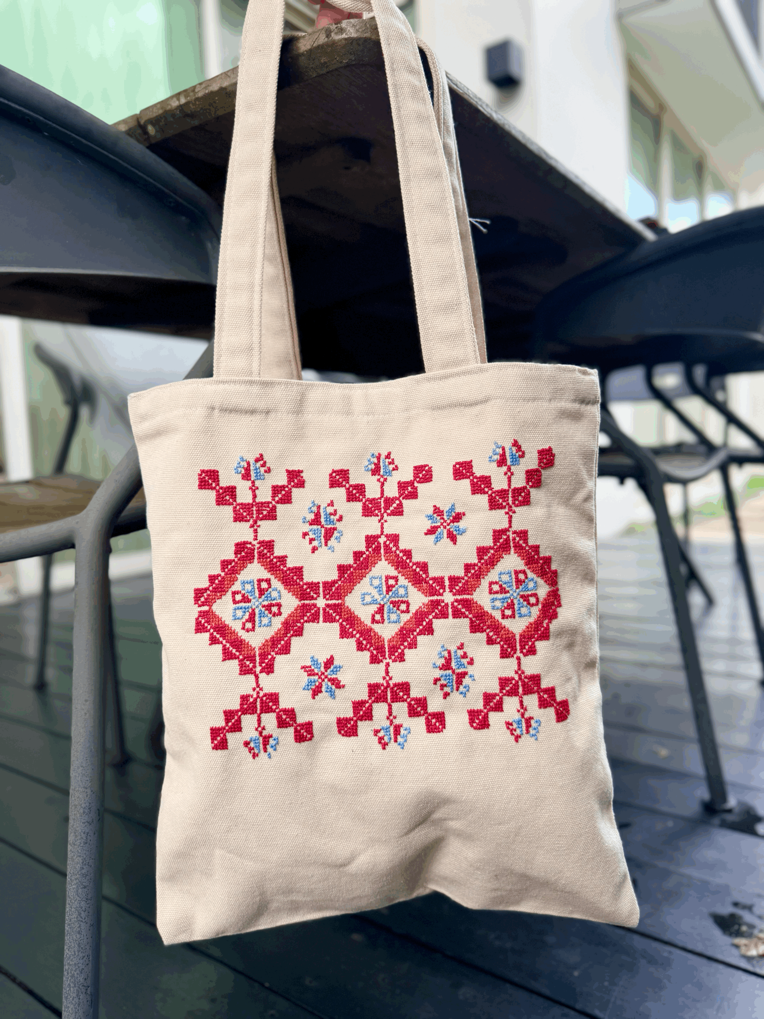 Gaza Baklava Tatreez Tote Bag