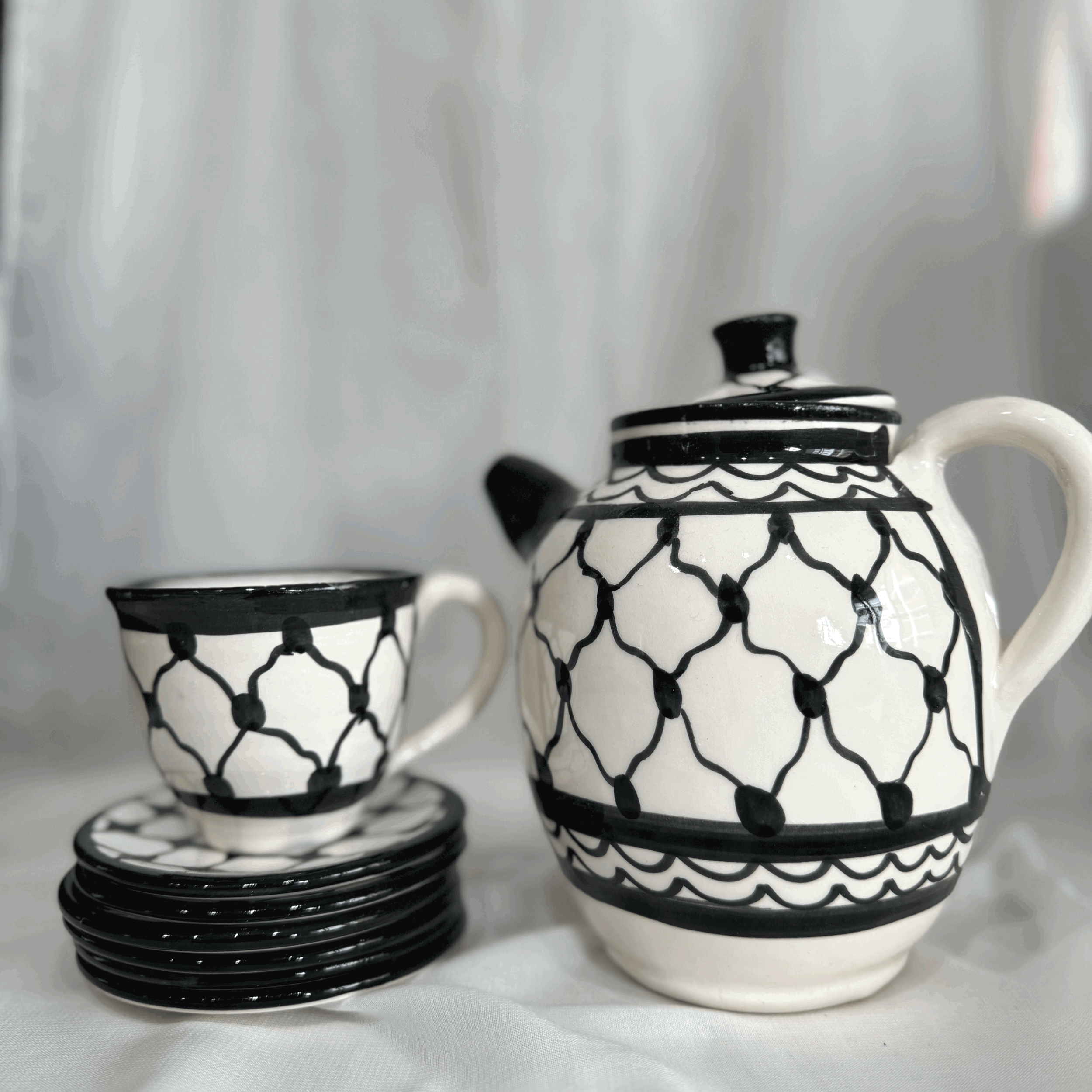 Kuffiya Ceramic Tea Set