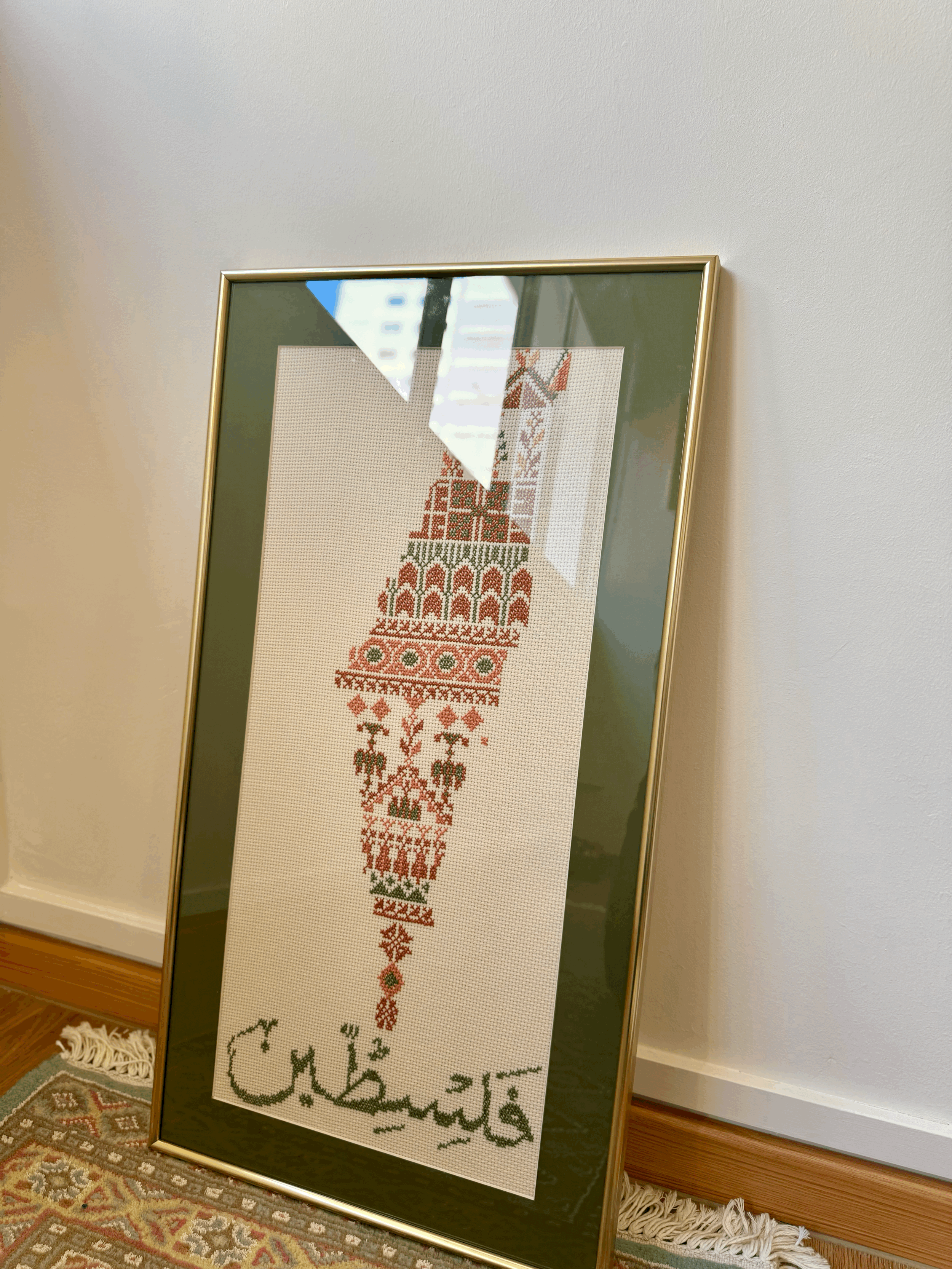 Palestinian Map in Jaffa and Olives