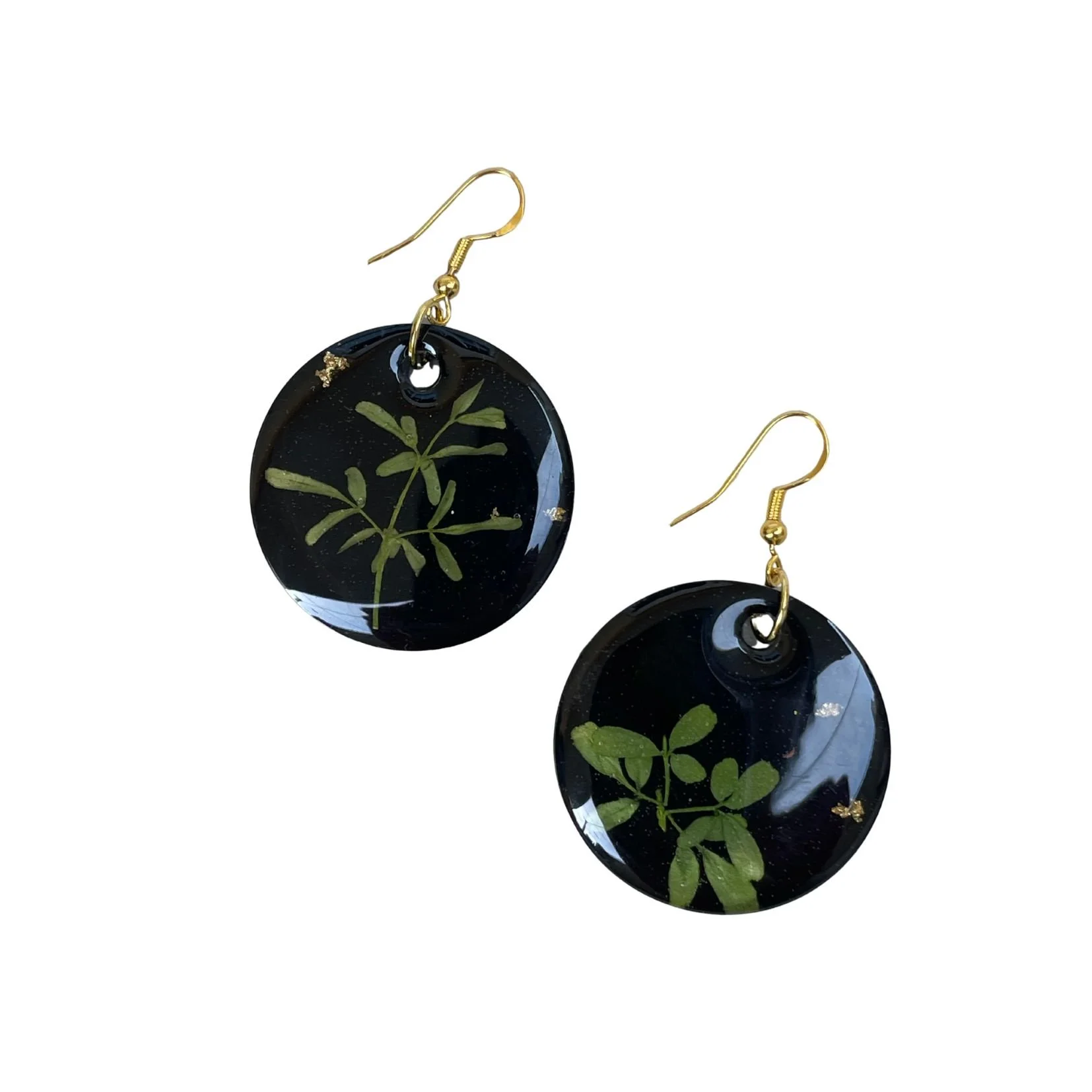 Brincos Axé -  Preto Redondo