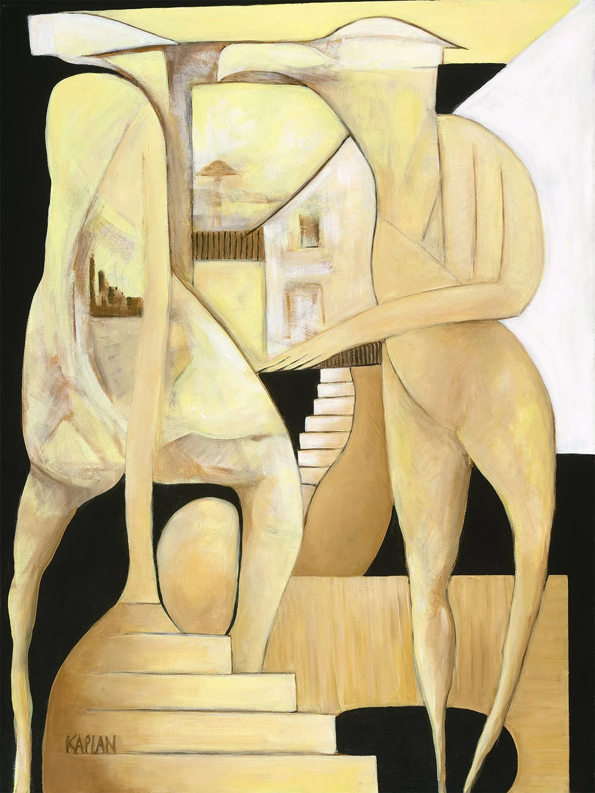  Space of Variation  2019 · Acrylic on canvas · 40"x30" Private collection ·  Fine art print available 