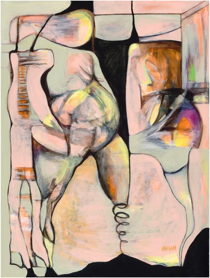  Gestation  
2019 · Acrylic on canvas · 40"x30" 
Private collection