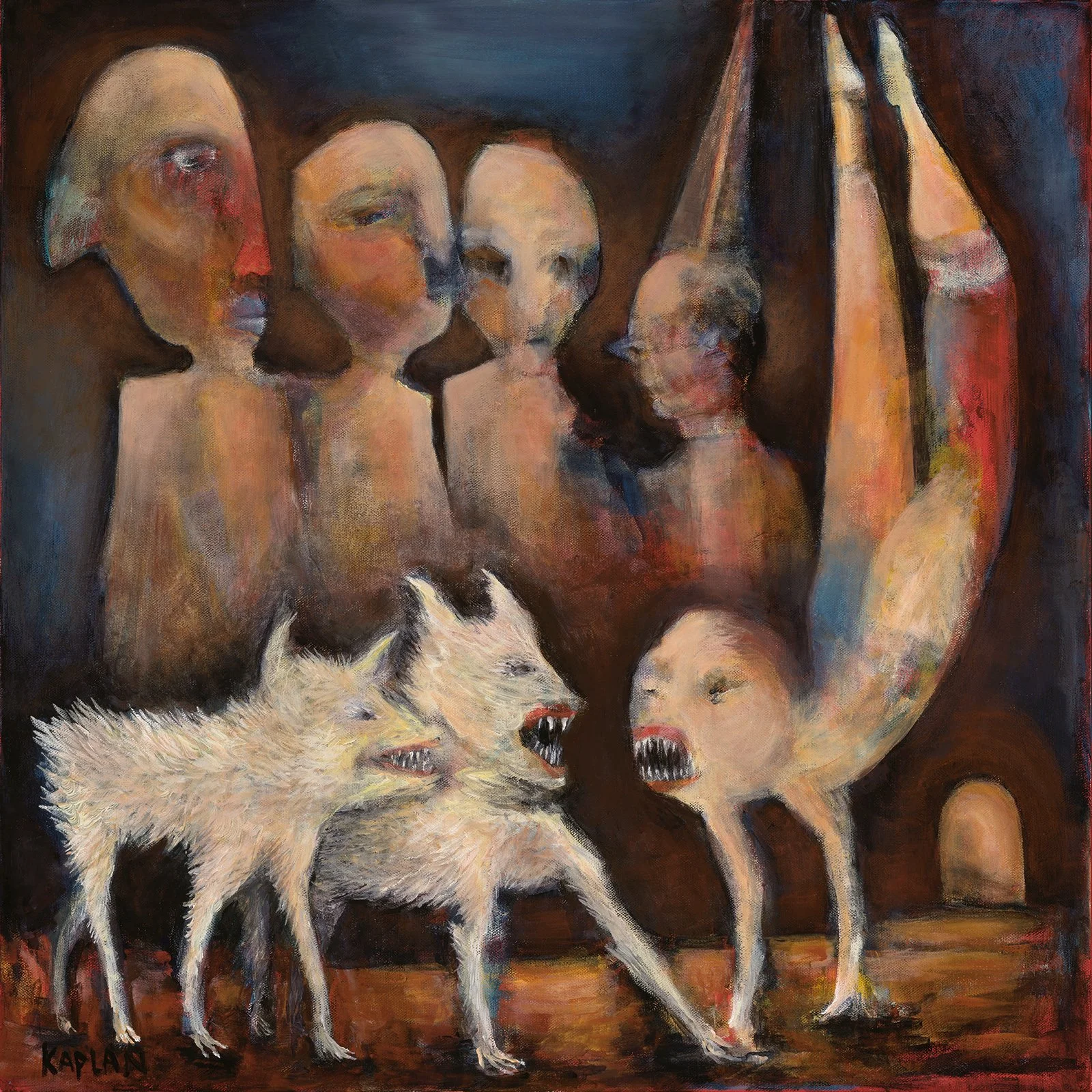  Liminal Portal for the Misaligned  2025 · Acrylic on canvas · 24"x24" Private collection ·  Fine art print available 