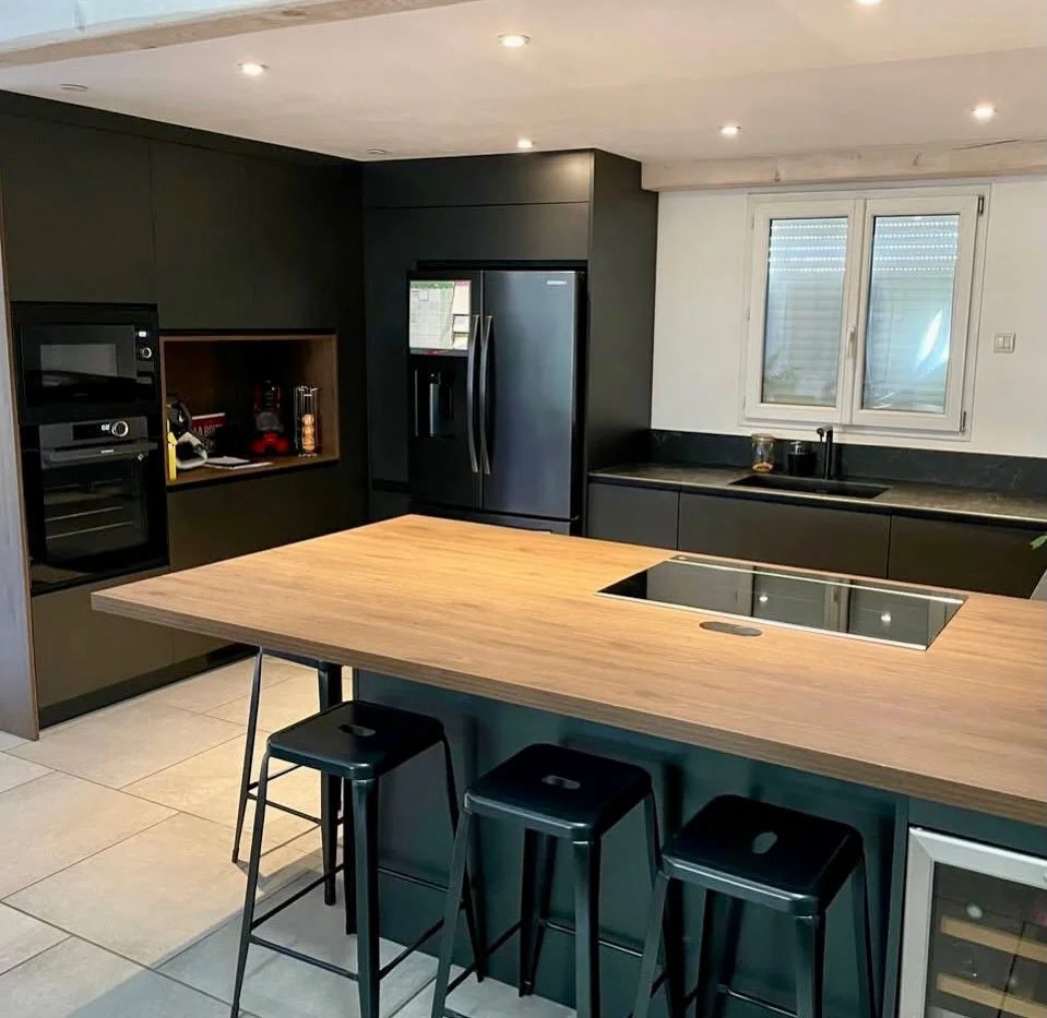 Collection HORTENSIA noir mat