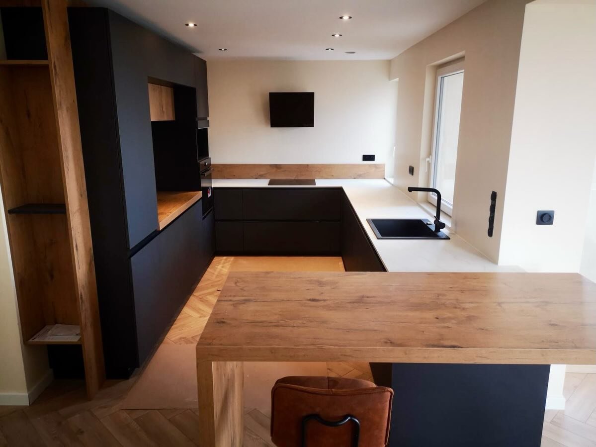 M&eacute;lange de noir et de ch&ecirc;ne Lancelot.