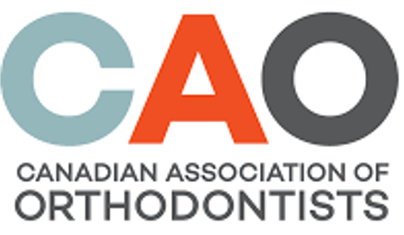 Logo of the Canadian Association of Orthodontists with initials 'CAO' in large letters and the full name underneath.