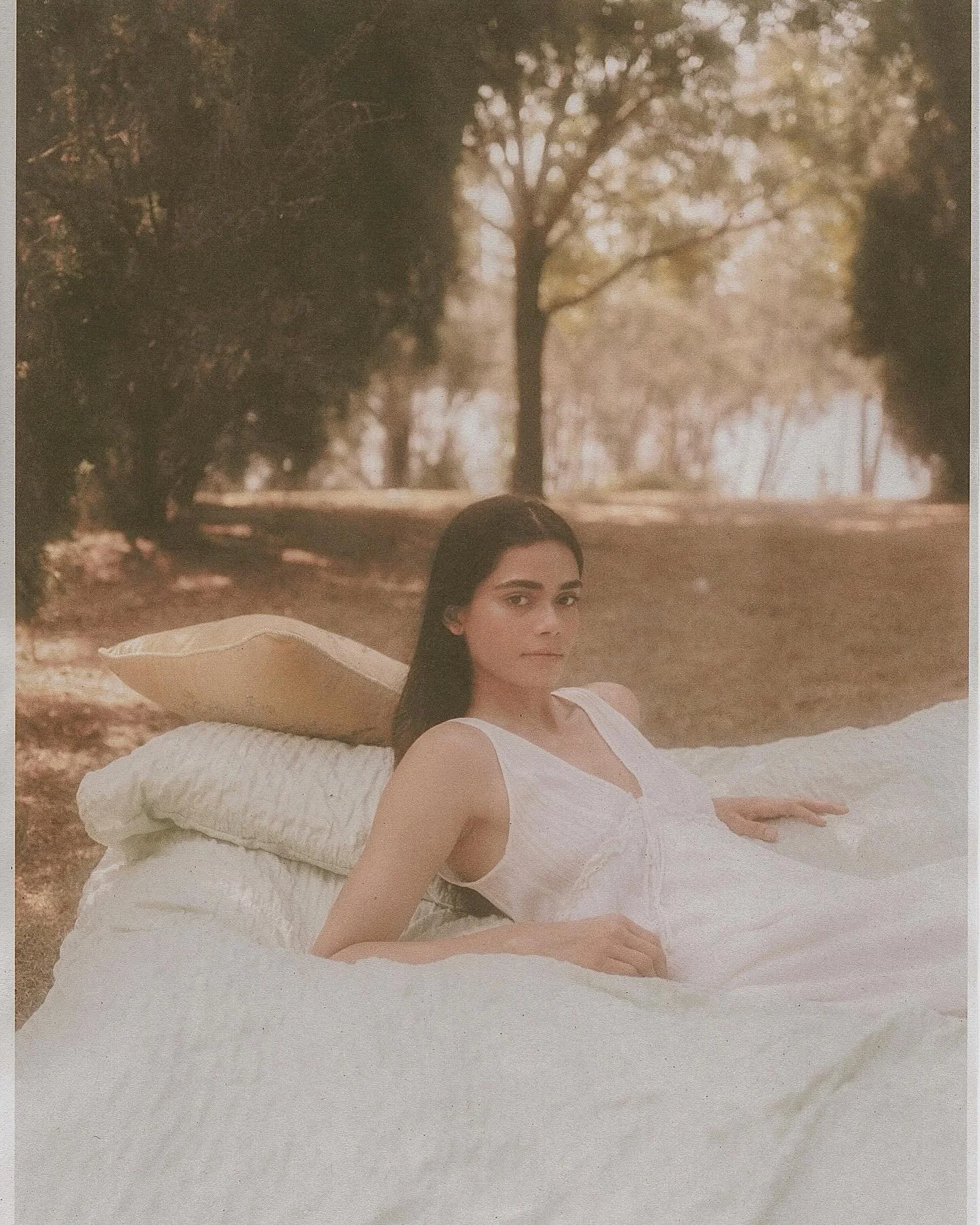 Scans of @ghazaaladilshad at the park 💌